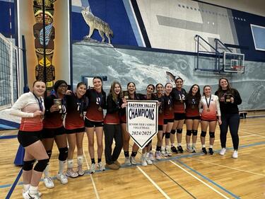 Senior Girls Volleyball EVAA Champs